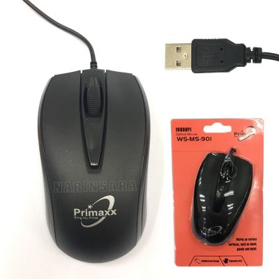 Primaxx เมาส์ แบบสาย USB Optical Mouse รุ่น WS-MS-901