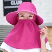 or sun protectn and women summer sun hat brim hat uv face cycg cap tea pluckg hat sunscreen cap