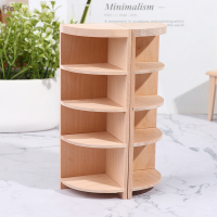 Fre 1/12 dollhouse Miniature wooden MULTI LAYER Storage Corner cabinet รุ่นของเล่น