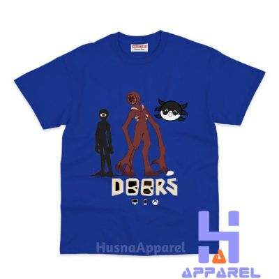 เสื้อยืด พิมพ์ลาย Roblox DOORS สําหรับเด็ก_03