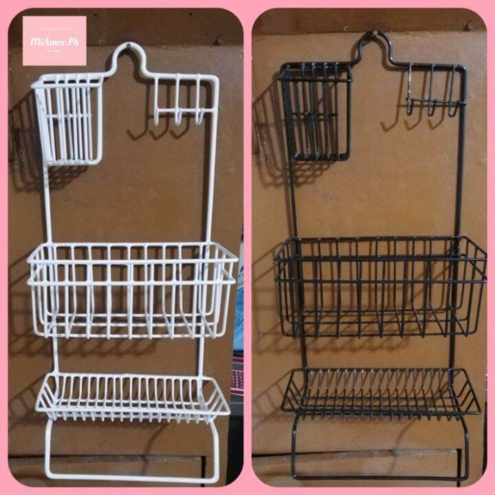 comfort room organizer rack SHOWER CADDY BATHROOM RACKS KITCHEN AND