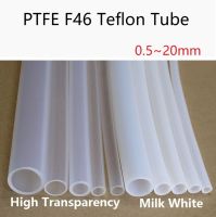 4x6mm  ท่อ PTFE F46ฉนวนป้องกันความร้อนของเส้นเลือดฝอยส่งท่ออุณหภูมิแข็งความต้านทานการกัดกร่อน600โวลต์ -2/5/10Meter