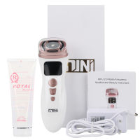 Mini Hifu EMS Microcurrent Machine RF Radio Frequency Massager Face Lifting Anti-Wrinkle with Skin Rejuvenation Moisturizing Gel