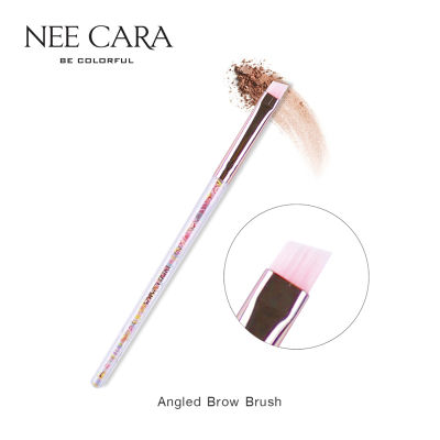 NEE CARA นีคาร่า แปรงแต่งหน้า แปรงเขียนคิ้ว แปรงแต่งหน้าปลายตัดเฉียง N911 HEART BRUSH ANGLED BROW BRUSH