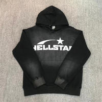 วินเทจล้าง Hellstar คลุมด้วยผ้าเสื้อกันหนาวหมวกผู้ชายผู้หญิงที่มีคุณภาพสูงเสื้อเสื้อสวมหัว