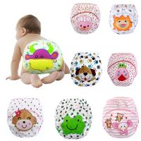 【YF】 Reusable Cute Cloth Diaper Baby Cotton Printed Training Pants Panties Diapers Washable Infants Children Underwear Nappy