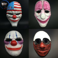 หน้ากากฮาโลวีนเกม payday 2ดัลลัสหมาป่าโซ่ฮุสตันหน้ากากเครื่องแต่งกายอุปกรณ์ประกอบฉากคอลเลกชันเรซิ่นหน้ากากเครื่องแต่งกายเครื่องแต่งกายที่มีคุณภาพสูง