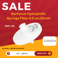 Sartorius Hydrophillic  Syringe Filter 0.2 um,25 mm / 50Pc/1Pk