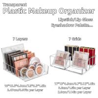 【YD】 Transparent Eyeshadow Storage Plastic Organizer Cosmetics Rack Makeup Organiser Drawer