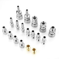 18Pcs Line Hose Air Compressor Connector Quick Release Assembly Set 1/4 "Pneumatic Iron Parts