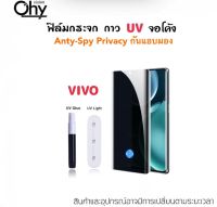 UV Privacy ฟิล์มกระจก กาวยูวี กันมอง สำหรับ VIVO V25Pro V27 V27Pro V29 5G ป้องกันคนแอบมองข้าง Privacy Anty-Spy Temperedglass