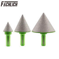 FACHLICH 1Pc Hex Shank Diamond Milling Bits Chamfer Bits กระเบื้องหินอ่อนควอตซ์ Hole Saw Dia203550มม. เจาะมือ Taper