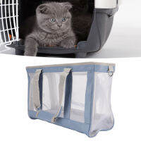 Pet Carrier Safety Hooks กระเป๋าใส่สัตว์เลี้ยงแบบพกพาผ้า Oxford ขนาดใหญ่ระบายอากาศได้พร้อมสายคล้องไหล่สำหรับสุนัข