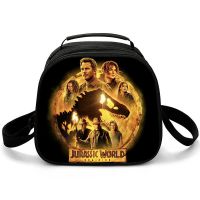 ✵◈ New Jurassic World Dinosaur Boys Girls Kids Crossbody Bags Lunch Box Satchel Lunch Tote Lunch Bag for Children