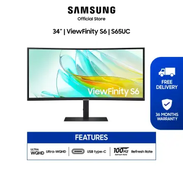 Samsung ViewFinity S65UC 34 LCD UltraWide WQHD 100Hz FreeSync USB