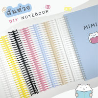 สันห่วง DIY สมุดโน๊ตเติมไส้ ⭐️ Refillable Notebook Coil A4 / B5 / A5 / A6 10mm 12mm by mimisplan