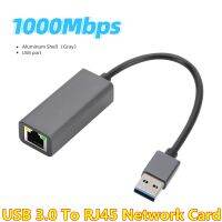 USB 3.0 Typc RJ45อะแดปเตอร์การ์ดเนตเวิร์คเพื่อกิกะบิต Lan อีเทอร์เน็ต10/100/1000 Mbps Converter สำหรับแล็ปท็อป Win10