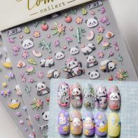 【YF】✔  5D Colorful Flowers Fruits Adheisve Stickers Decals Manicure Charms