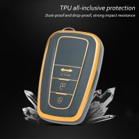 ‘；。【； Fashion TPU Car Remote Key Case Cover Shell Fob For Toyota Corolla Prius Camry CHR C-HR RAV4 Altis Land Cruiser Prado Keyless