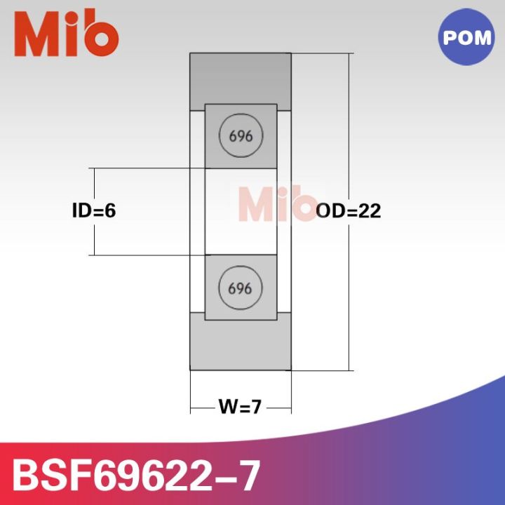 1ชิ้น-ล็อตสกุลเงินกระดาษเรียงลำดับ0-86นิ้วกระจกหน้าต่างประตูล้อลูกกลิ้งลื่น696zz-696z-bsf69622-7ลูกกลิ้ง696