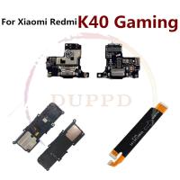 USB Charger แท่นชาร์จบอร์ด Dock Connector เมนบอร์ดหลัก Flex Cable ลําโพง Ringer Buzzer สําหรับ Xiaomi Redmi K40 Gaming