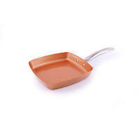 Square Fry Pan Non-Stick Cookware No Lampblack Domestic Cook Pot Universal Stoves Aluminum Steak Eggs Delicious Food Household