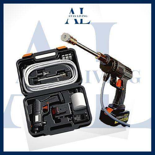 New 🔷ATAS🔷 Water Jet Cordless Car Wash Floor Tiles Cleaner Spray Gun