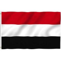 ZXZ free shipping Yemen flag 90x150cm Yemen Hanging National flags banner indoor outdoor decoration Colanders Food Strainers