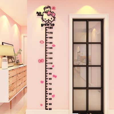 Removable Acrylic Bedroom Baby Room Height Measurement Wall Sticker
