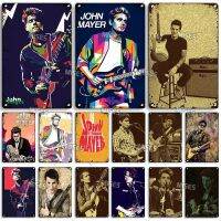 Nostalgic ป้ายโลหะดีบุก-John Mayer โปสเตอร์โลหะสำหรับ Home Man Cave Singer Vintage แผ่นโลหะ Wall Decor Sign