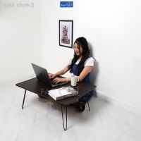 TOO โต๊ะญี่ปุ่น ○[ช้อปเพิ่มคุ้มกว่า] FASTTECT  พรีเมี่ยม รุ่นขาเหล็กล็อค ขนาด 60x80 ซม. ลายไม้ - โต๊ะเขียนหนังสือ โต๊ะทำงาน โต๊ะพับ  โต๊ะคอม