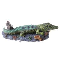 Aquarium Decoration - Aerating Action Ornament - Aquarium Fish Tank Crocodile Dropshipping