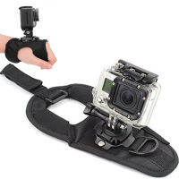 360องศาหมุนสายรัดข้อมือภูเขาสำหรับ GoPro 11 10 9 8สีดำเซสชั่นปรับขี่จักรยานแขนวง H Older สำหรับ SJCAM DJI การกระทำ