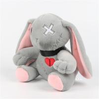 Rabbit Plush Doll Stuffed Animal Plush Toy Crazy Rabbit Long Ears Crazy Rabbit Unique Spooky Bunny Doll Collectible For Easter Halloween And Christmas gaudily