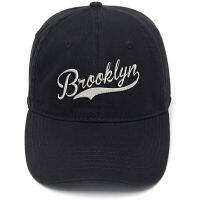 Baseball Cap Unisex Hip Hop Cool Flock Printing Brooklyn Washed Cotton Hat