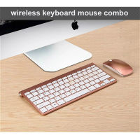 Erilles 2.4G Wireless Keyboard And Mouse Mini Multimedia Keyboard Mouse Combo Set สำหรับโน้ตบุ๊คแล็ปท็อป Mac เดสก์ท็อปพีซีทีวีสำนักงาน