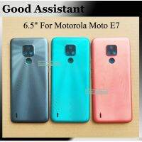 6.5ต้นฉบับ "สำหรับ Motorola Moto เคสฝาหลังปิดโทรศัพท์ประตูหลัง E7อะไหล่ฝาครอบด้านหลัง LHG3763อะไหล่ทดแทน