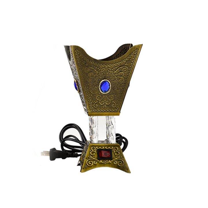 Electric Mabkhara Incense Burner Metal Bakhoor Burner Arabic Style