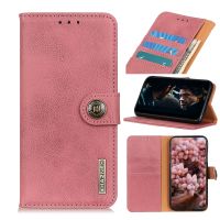 สำหรับ1B Alcatel 2020 /Alcatel 1A 2020หนังวัวเนื้อ PU + เคสมีขาตั้งหนังฝาพับแบบแนวนอน TPU &amp; ช่องเสียบการ์ดและกระเป๋าสตางค์ (สีชมพู)