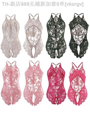 【CW】❀✸▲  Crotch Bodysuit Size Erotic Babydoll Deep V Set