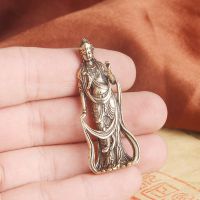 New Collectable Chinese Brass Carved Kwan-yin Guan Yin Buddha Exquisite Small Statues Home Decoration Knickknacks