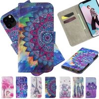 Case For iPhone 13 12 5 5S SE 6 6S 7 8 Plus 11 Pro X XS XR Max Book Flip Phone Cover Card Slot 3D Painted Wallet Leather Coque