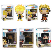 Funko Pop NARUTO UZUMAKI JIRAIYA Sasuke Kurama ITACHI KAKASHI SAKURA TSUNADE KAGUYA พร้อมกล่องรูปของเล่นแบบจำลองการสะสมของเล่นสำหรับเด็ก ef toyของเล่นสำหรับเด็ก