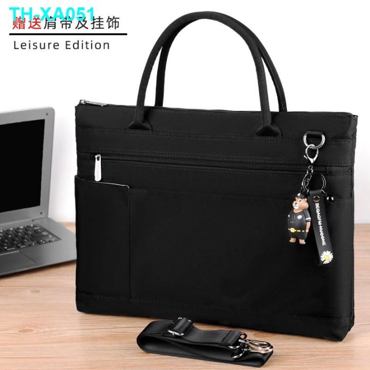 กระเป๋าแล็ปท็อปผู้ชายและผู้หญิงกระเป๋าสะพายธุรกิจเบากระเป๋าเอกสารกระเป๋าเอกสาร-messenger-ความจุขนาดใหญ่