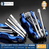 【cw】 8/9pcs Folded Hexagon Wrench Set British Metric Plum Inside Screwdriver Multitools Hand Household Repair ！