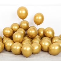 hot【cw】 20pcs Metallic Balloons 12 Inch Gold Ballon Wedding Decorations Globos Birthday Supplies
