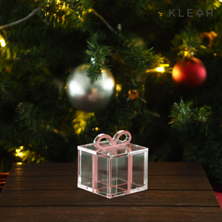 klearobject-gift-box-mini-กล่องใส่ของขวัญ-กล่องใส่เครื่องประดับ-กล่องใส่ของชำร่วย-กล่องอะคริลิคมีโบว์-กล่องโบว์-กล่องใส-กล่องอะคริลิค-อะคริลิค