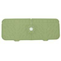 ก๊อกน้ำห้องครัวอ่างล้างจานซิลิโคน Water Catcher Mat Draining Drying Pad for Countertop