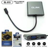 Converter USB Type-C TO VGA/เอชดีเอ็มไอ GLINK GL-013