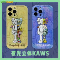 Cool Luminous Sesame Street หมีฟองน้ำ-Bob คลุมทั้งหมดเลนส์3D เคสโทรศัพท์สำหรับ Apple IPhone 13 12 11 Pro X XS Max XR ซิลิโคนนุ่ม TPU ป้องกันฝาหลังโทรศัพท์มือถือสีเหลืองสีน้ำเงินสีขาว